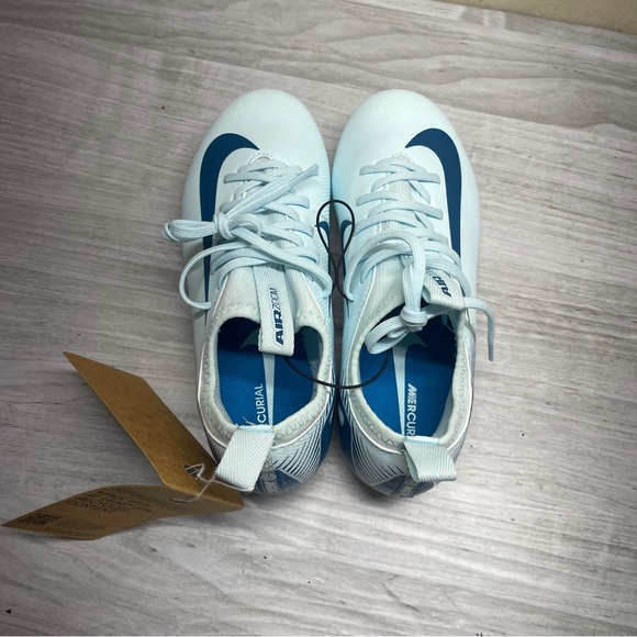 Nike Mercurial Air Zoom Blue Unisex Soccer Cleats F08392-000 new without box - Picture 3 of 7